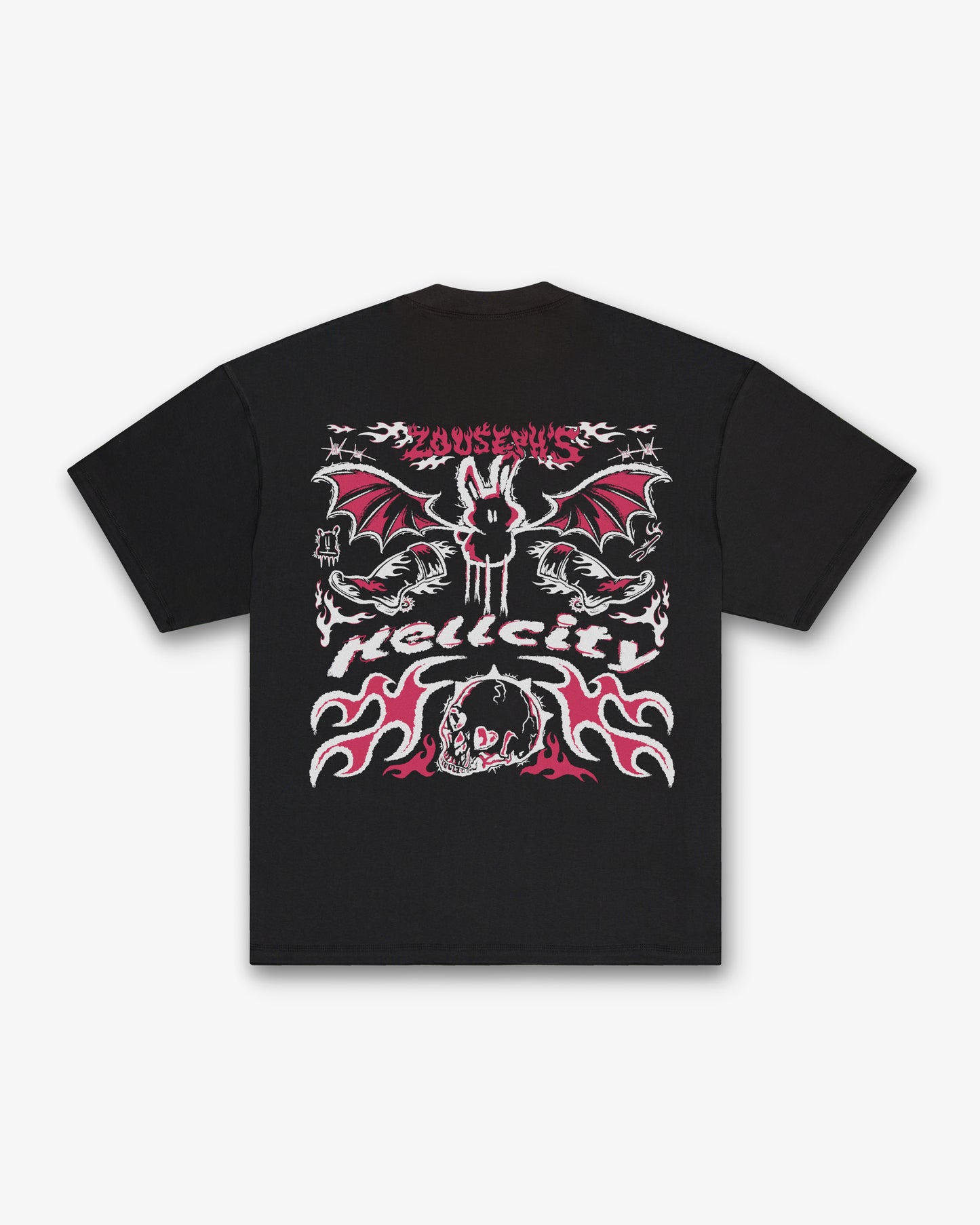 HELLCITY T-SHIRT - VINTAGE BLACK