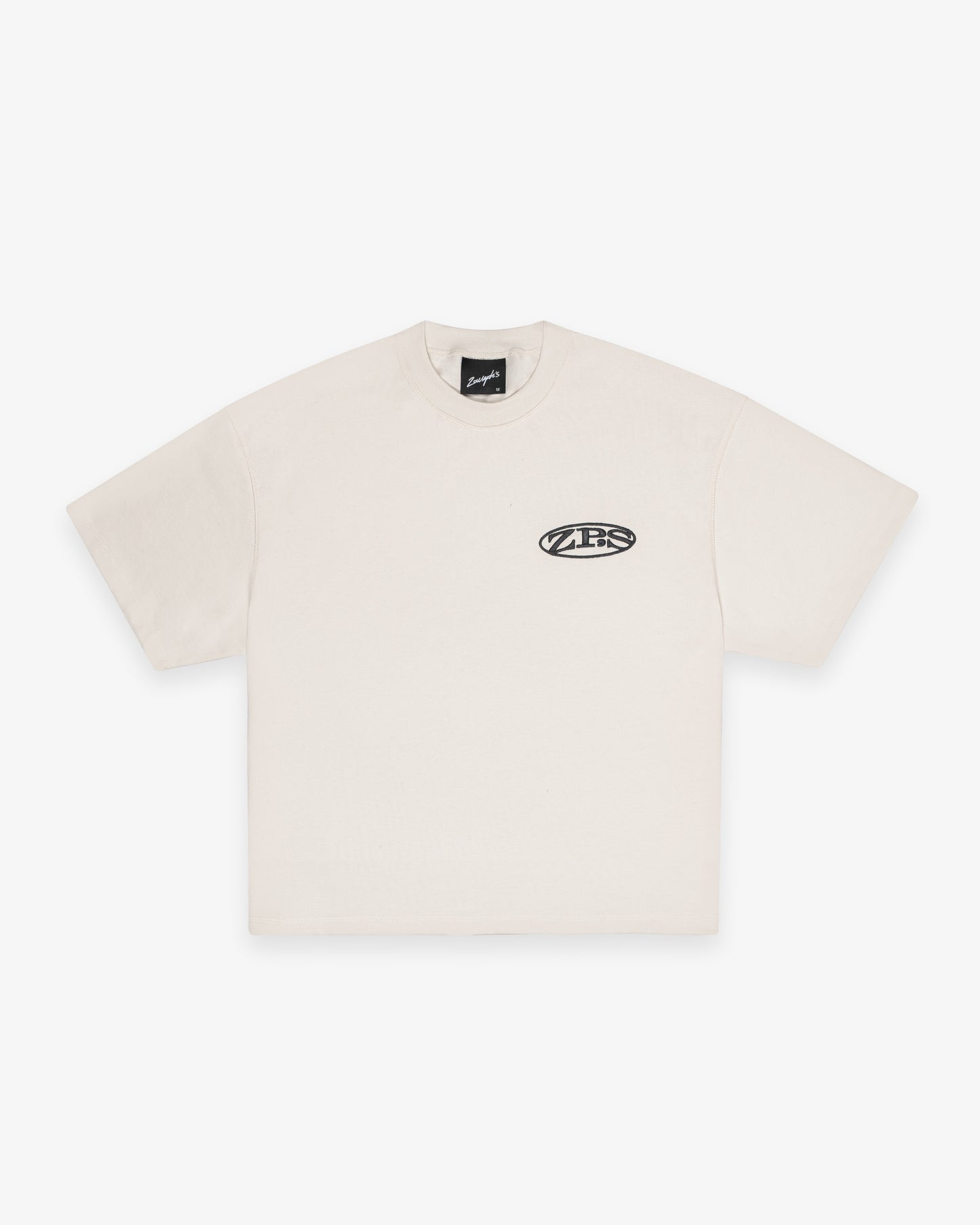CROPPED ZP'S T-SHIRT - VINTAGE WHITE