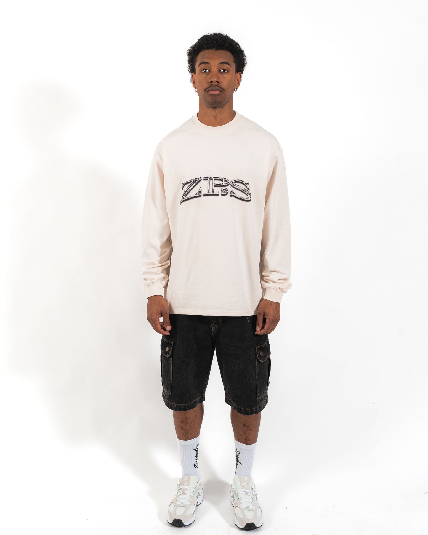 HELLCITY LONGSLEEVE - VINTAGE WHITE