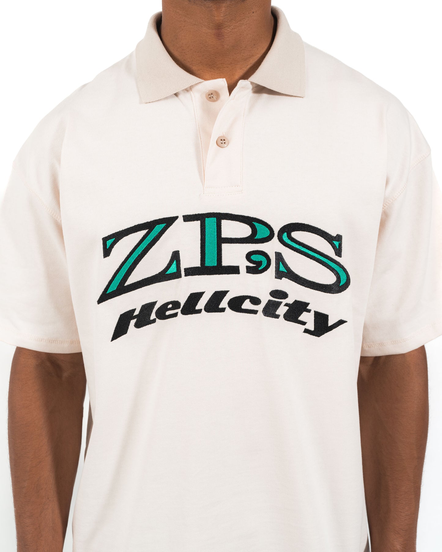 HELLCITY POLO - VINTAGE WHITE