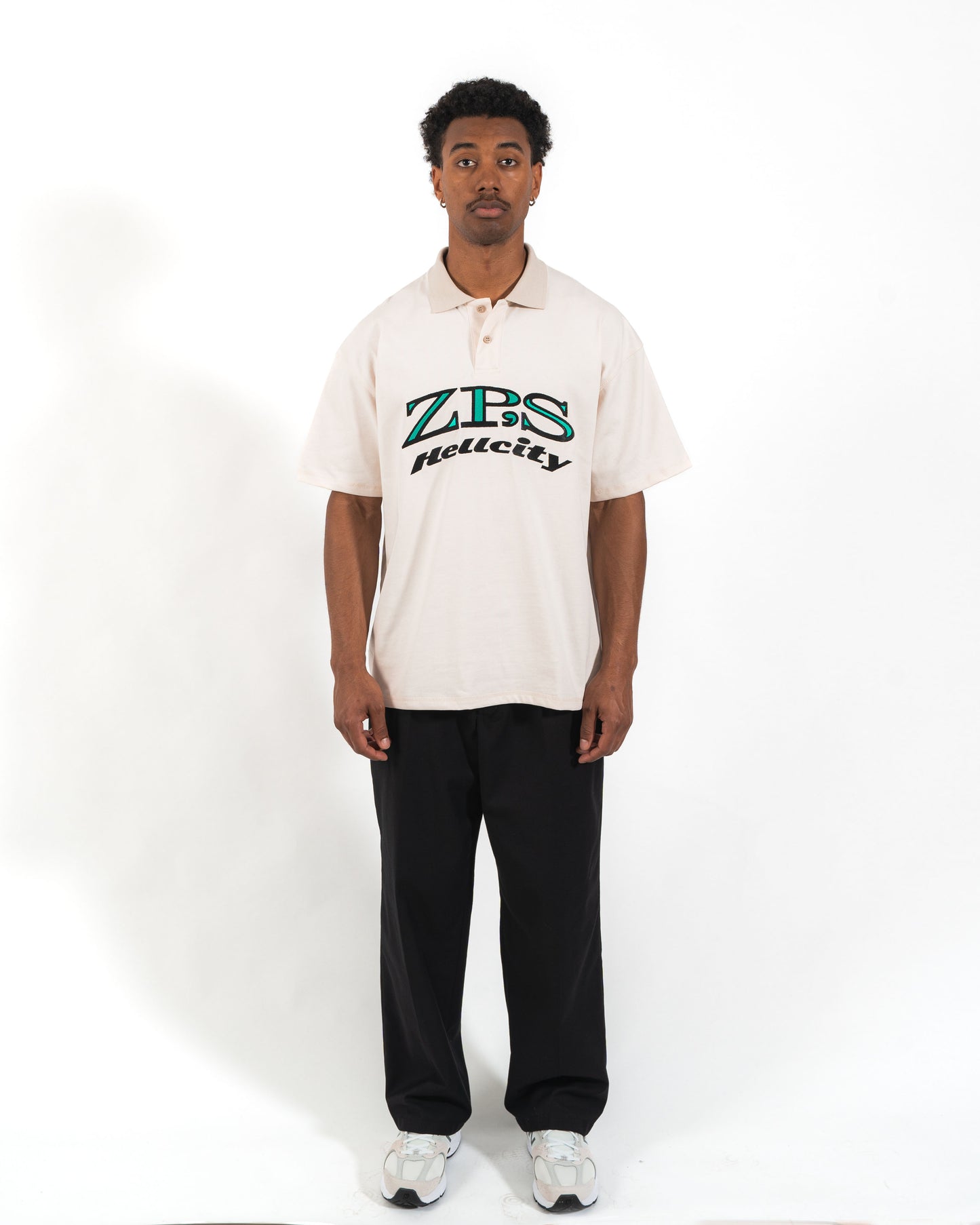 HELLCITY POLO - VINTAGE WHITE