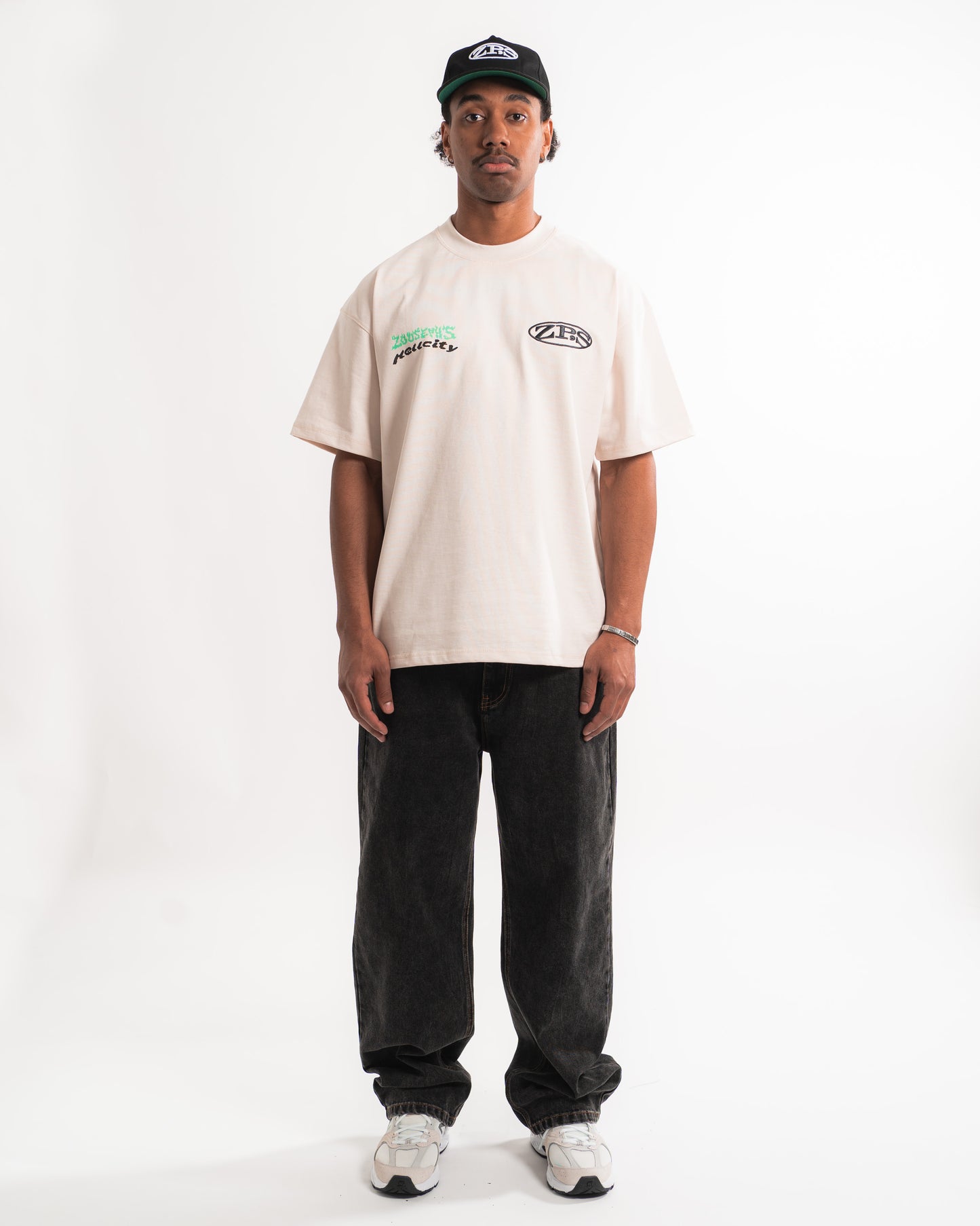 HELLCITY T-SHIRT - VINTAGE WHITE