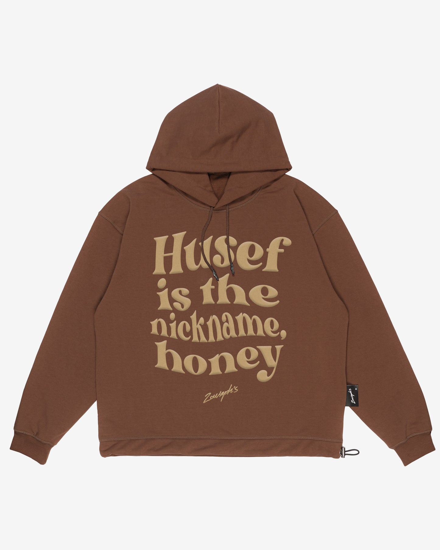 ”HUSEF IS THE NICKNAME” HOODIE - BROWN