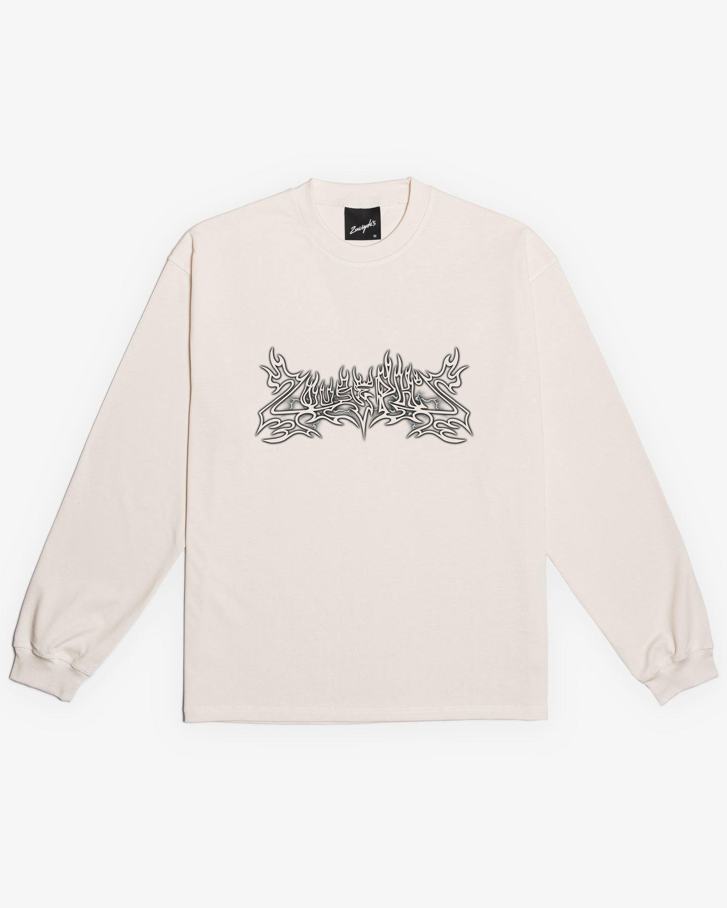 MECHELL FLAME MASK LONGSLEEVE - VINTAGE WHITE