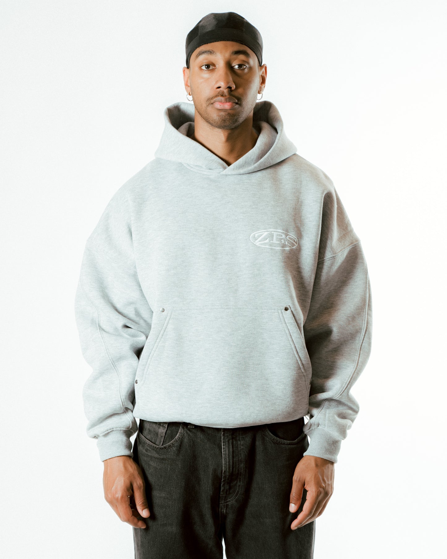 EDGY HOODIE - GREY